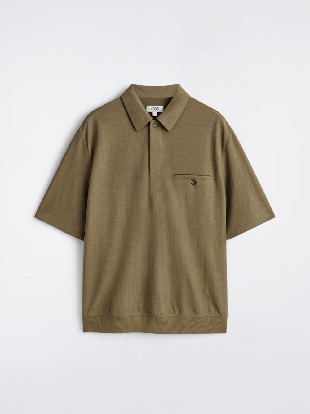 COS FLUID JERSEY POLO SHIRT